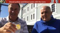 Lenihan & Lewis with the Lions: Vitally important to finish this tour on a positive