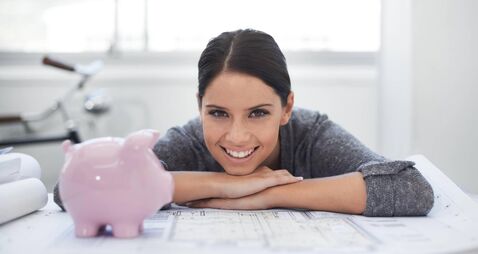 Her company and savings are growing