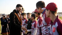 Abhishek Bachchan Visits Adamstown Cricket Club