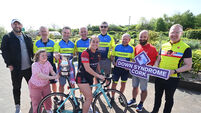 Watch: Cyclists gear up for Field of Dreams charity ride
