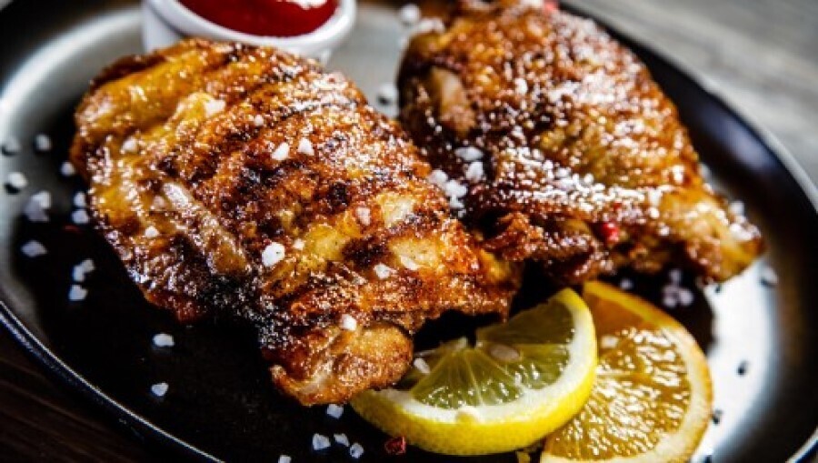 Air Fryer Turkey Nachos with Bally maloe Vodka Cranberry Sauce