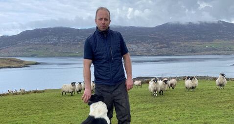 Worm counts, weights, weather and a GPS hill farming trial keep Tomás busy