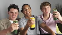 Teenage Boys Drinking Beer