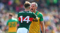 Darren McHale and Michael Murphy argue 15/6/2025