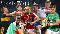 Your sport on TV this week: Lions v Argentina, Kerry take on Cavan and Cork face Dublin