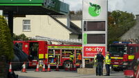 Explosion at Donegal service station