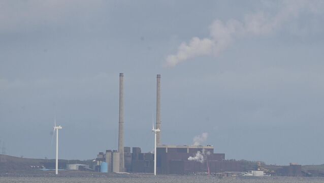 <p>Moneypoint Power Station in Co Clare will continue to operate, serving as a back-up role, burning oil under emergency instruction from EirGrid until 2029. File photo: Healy Racing</p>