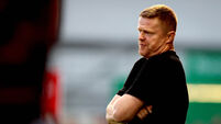 Damien Duff dejected near the end of the game 20/6/2025