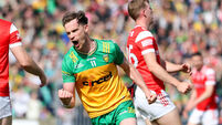 Ciarán Thompson celebrates a goal 22/6/2025