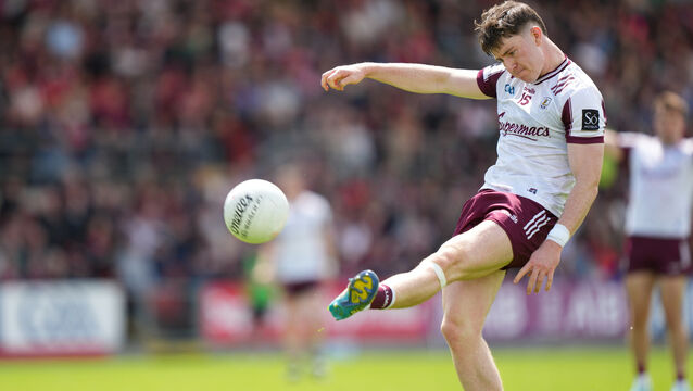 <p>Galway’s Matthew Thompson is in the midst of a sensational debut season. Pic: ©INPHO/James Lawlor</p>