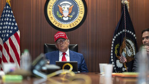 <p>In this image provided by the White House, President Donald Trump and Secretary of State Marco Rubio, right, sit in the Situation Room, Saturday, June 21, 2025, at the White House in Washington. (The White House via AP)</p> <p>In this image provided by the White House, President Donald Trump and Secretary of State Marco Rubio, right, sit in the Situation Room, Saturday, June 21, 2025, at the White House in Washington. (The White House via AP)</p>