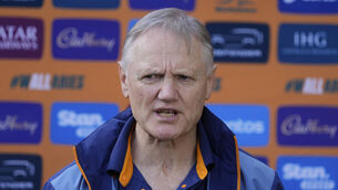 <p>Australia head coach Joe Schmidt says it would be “counterproductive” for his stars to double up for franchise and country. Pic: Rick Rycroft/AP</p> <p>Australia head coach Joe Schmidt says it would be “counterproductive” for his stars to double up for franchise and country. Pic: Rick Rycroft/AP</p>